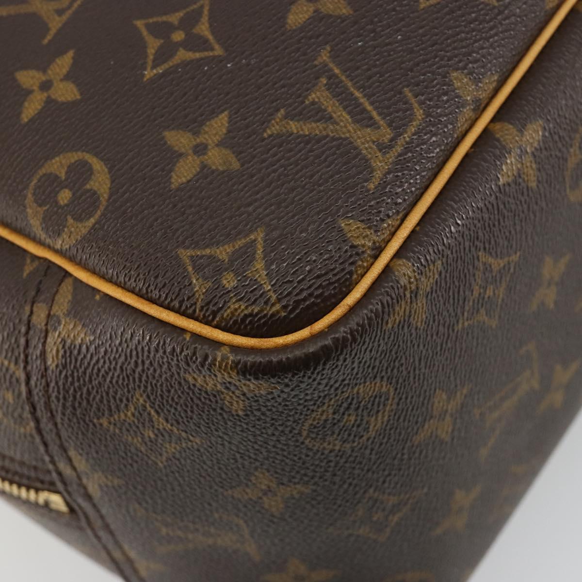 LOUIS VUITTON Monogram Deauville Hand Bag M47270 LV Auth 184364A
