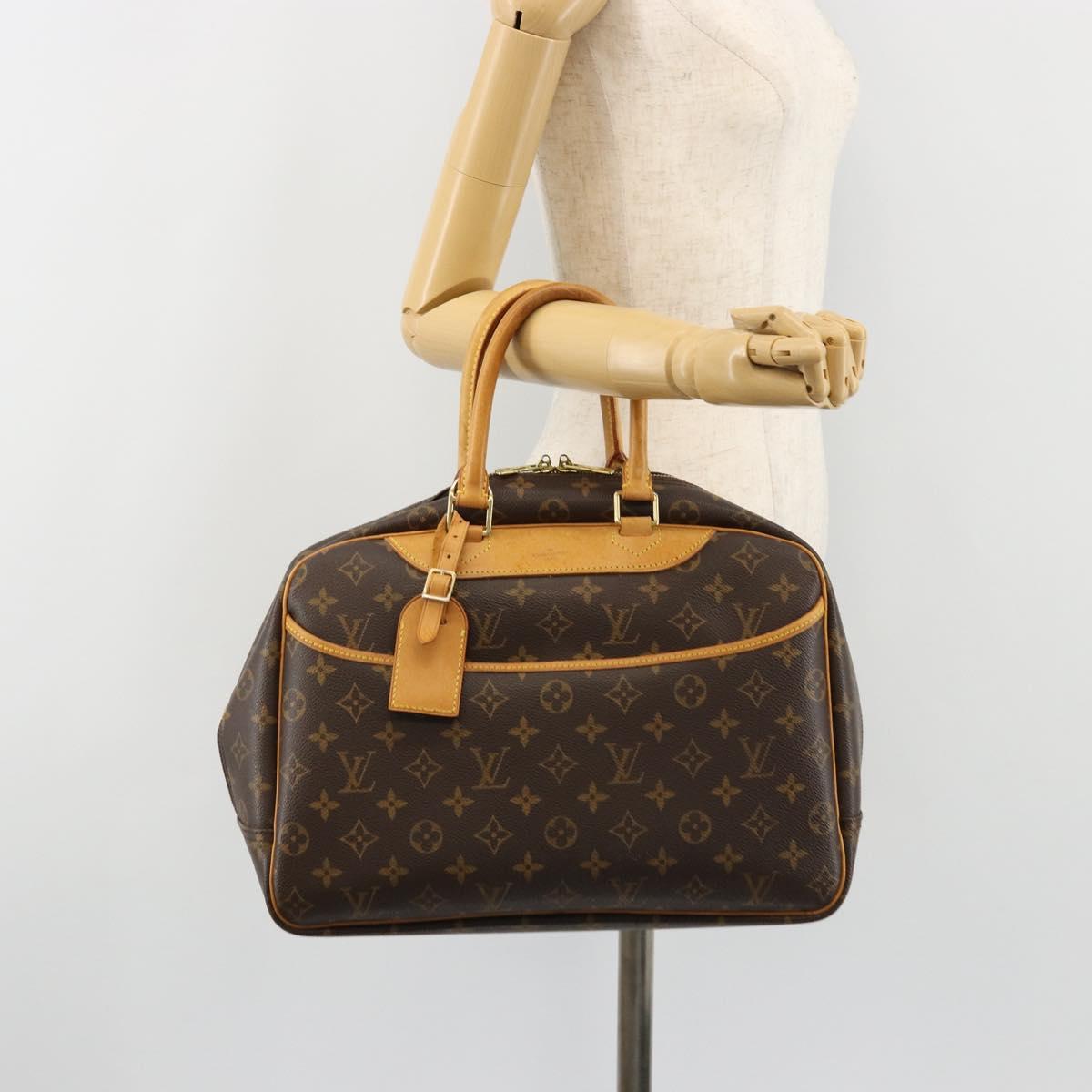 LOUIS VUITTON Monogram Deauville Hand Bag M47270 LV Auth 184364A