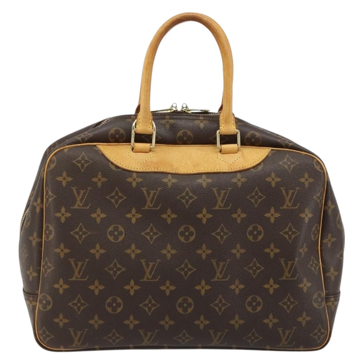 LOUIS VUITTON Monogram Deauville Hand Bag M47270 LV Auth 184364A
