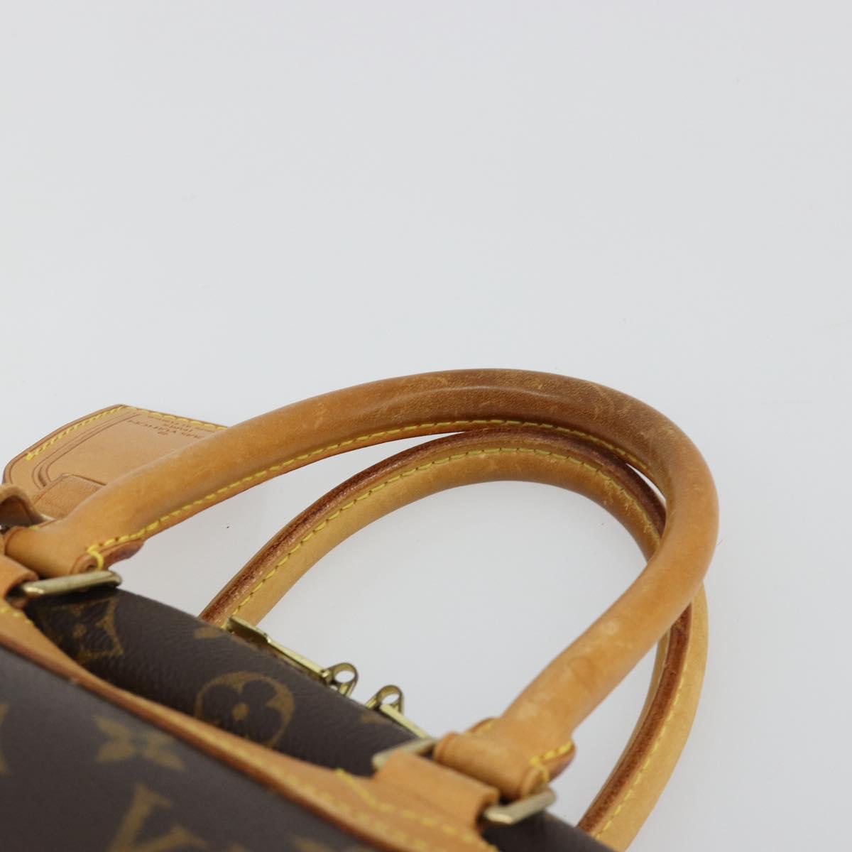 LOUIS VUITTON Monogram Deauville Hand Bag M47270 LV Auth 184364A