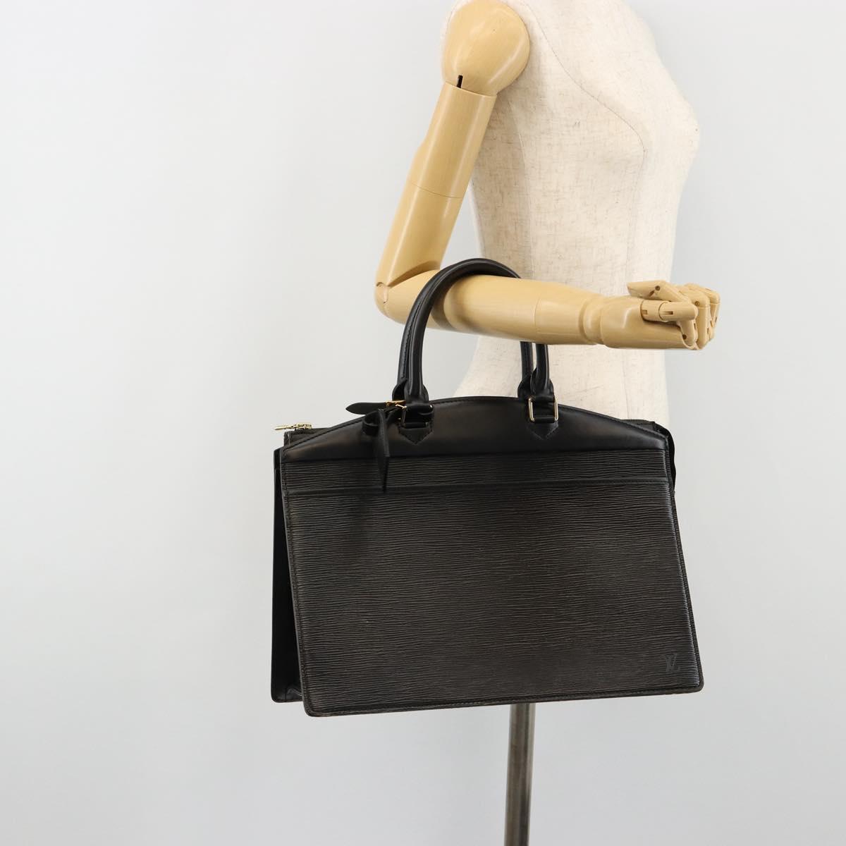 LOUIS VUITTON Epi Riviera Hand Bag Black M48182 LV Auth 184370