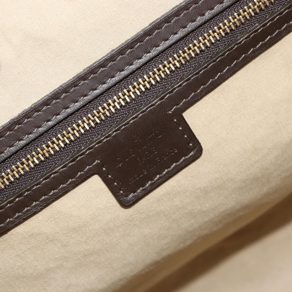 LOUIS VUITTON Monogram Mini Josephine PM Hand Bag Khaki M92215 LV Auth 184371