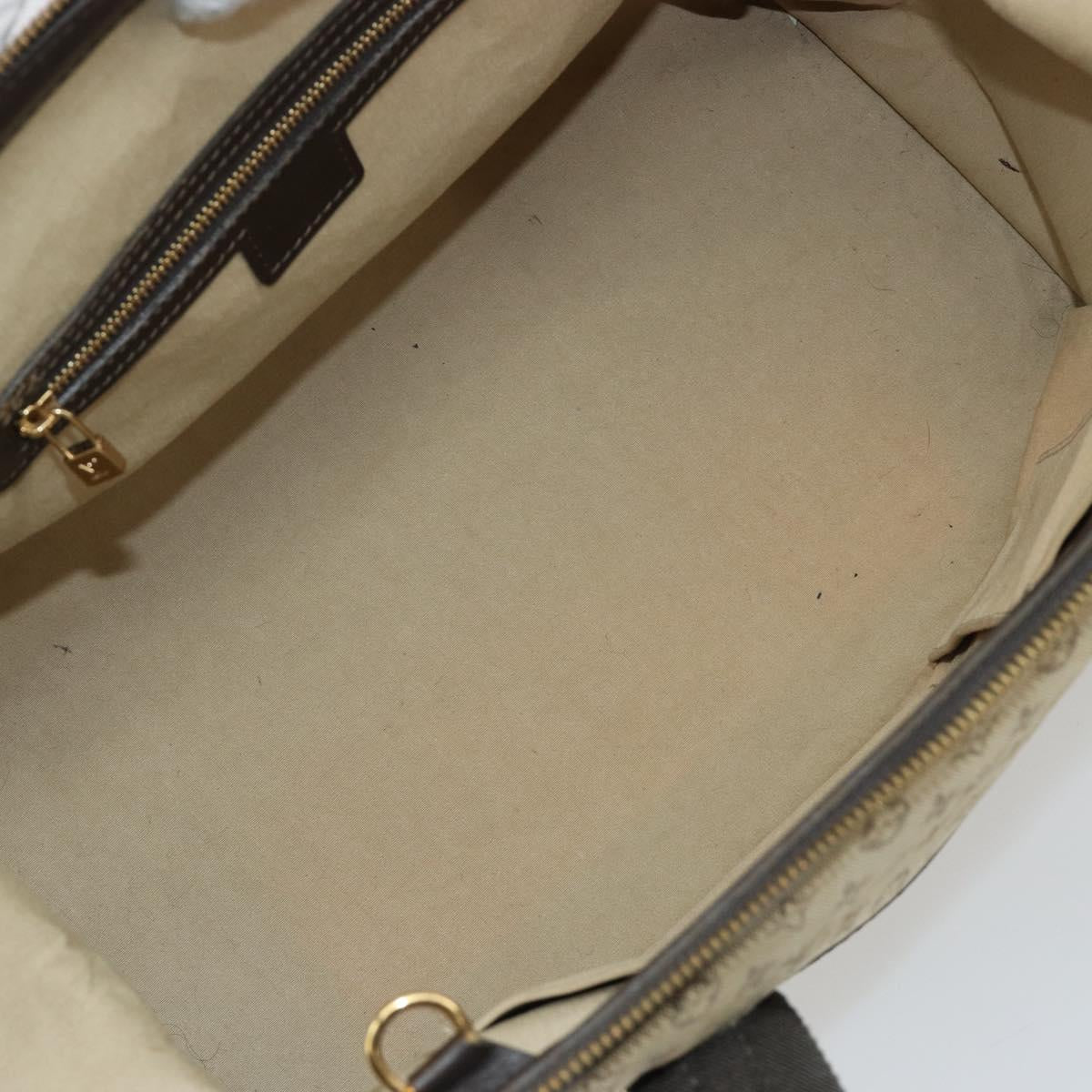 LOUIS VUITTON Monogram Mini Josephine PM Hand Bag Khaki M92215 LV Auth 184371