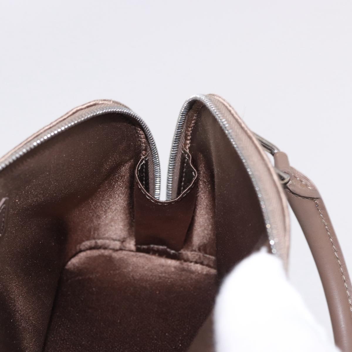 LOUIS VUITTON Monogram Satin Little Alma Hand Bag Gray M92147 LV Auth 184372