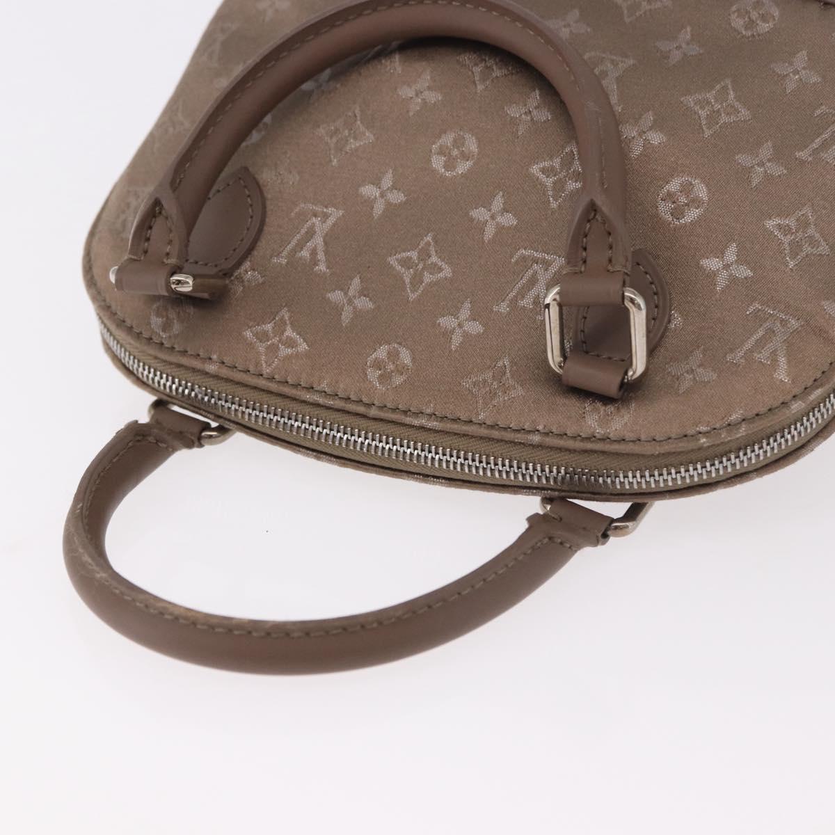 LOUIS VUITTON Monogram Satin Little Alma Hand Bag Gray M92147 LV Auth 184372