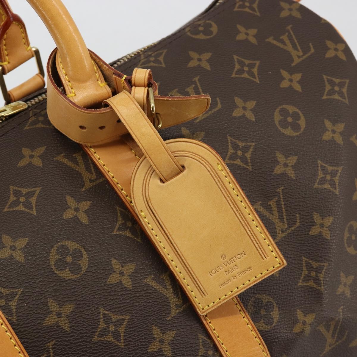 LOUIS VUITTON Monogram Keepall 45 Boston Bag M41428 LV Auth 184378A