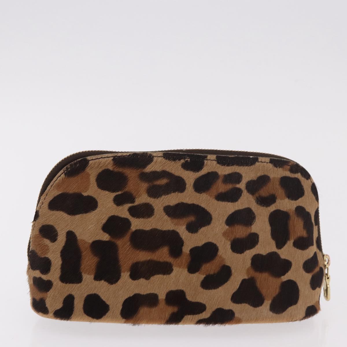 LOUIS VUITTON Monogram Leopard Azzedine Alaia Alma Bag M99032 Auth 184381SAM