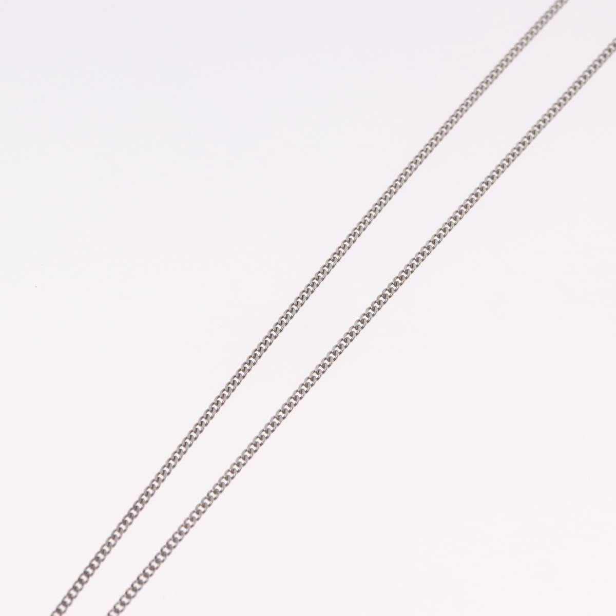 LOUIS VUITTON LV Initials Necklace 18K Gold(750) White Gold Auth 184383SAV