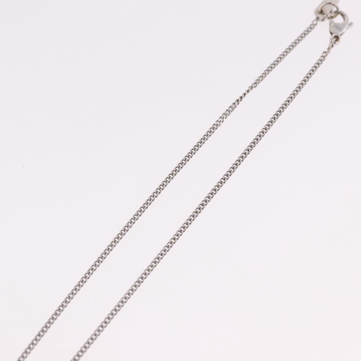 LOUIS VUITTON LV Initials Necklace 18K Gold(750) White Gold Auth 184383SAV