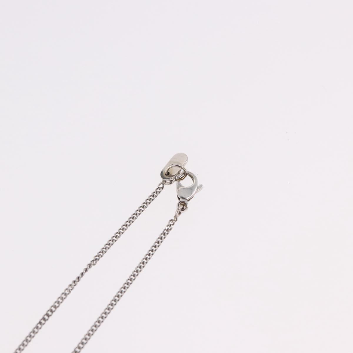 LOUIS VUITTON LV Initials Necklace 18K Gold(750) White Gold Auth 184383SAV
