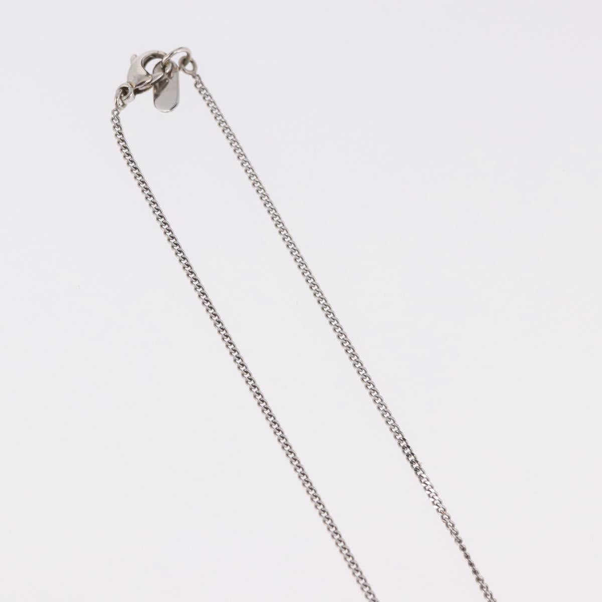 LOUIS VUITTON LV Initials Necklace 18K Gold(750) White Gold Auth 184383SAV