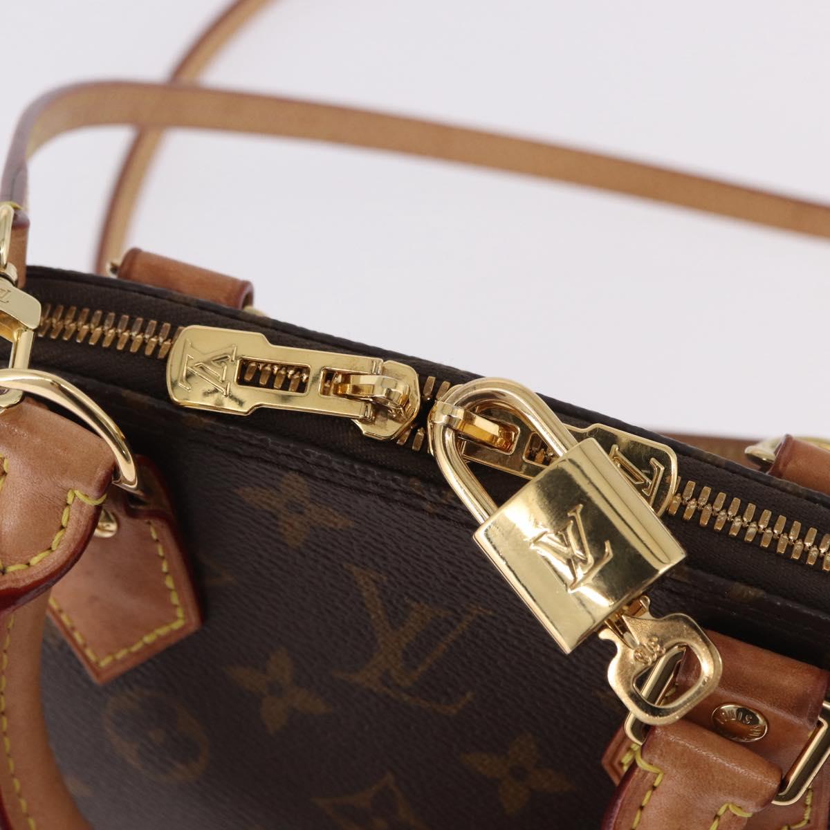 LOUIS VUITTON Monogram Alma BB Hand Bag 2way M53152 LV Auth 184390A