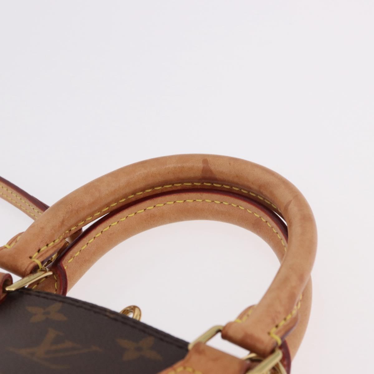 LOUIS VUITTON Monogram Alma BB Hand Bag 2way M53152 LV Auth 184390A