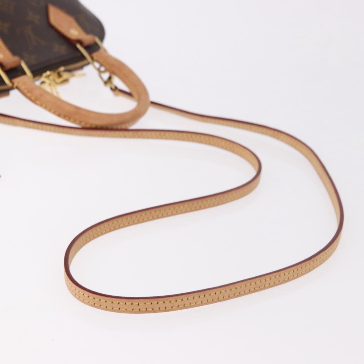 LOUIS VUITTON Monogram Alma BB Hand Bag 2way M53152 LV Auth 184390A