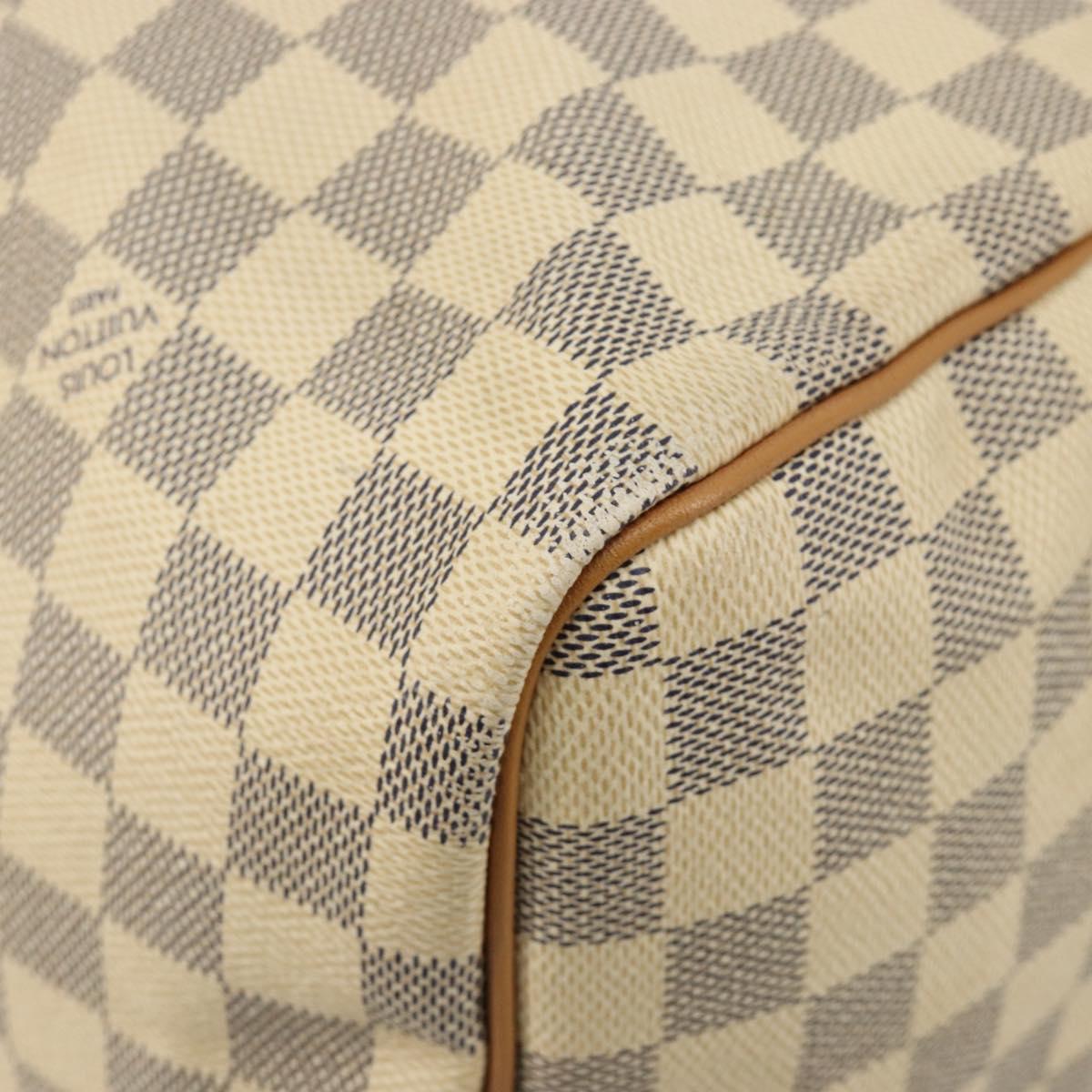LOUIS VUITTON Damier Azur Speedy 30 Hand Bag N41533 LV Auth 184391A