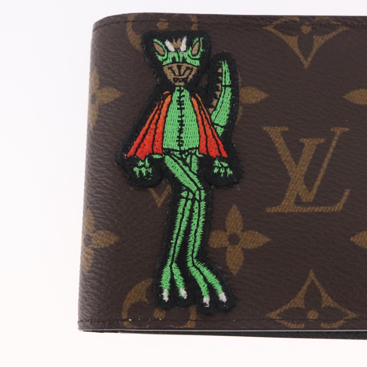 LOUIS VUITTON Animal Monogram Portefeuille Slender NM M80156 Auth 184392SM