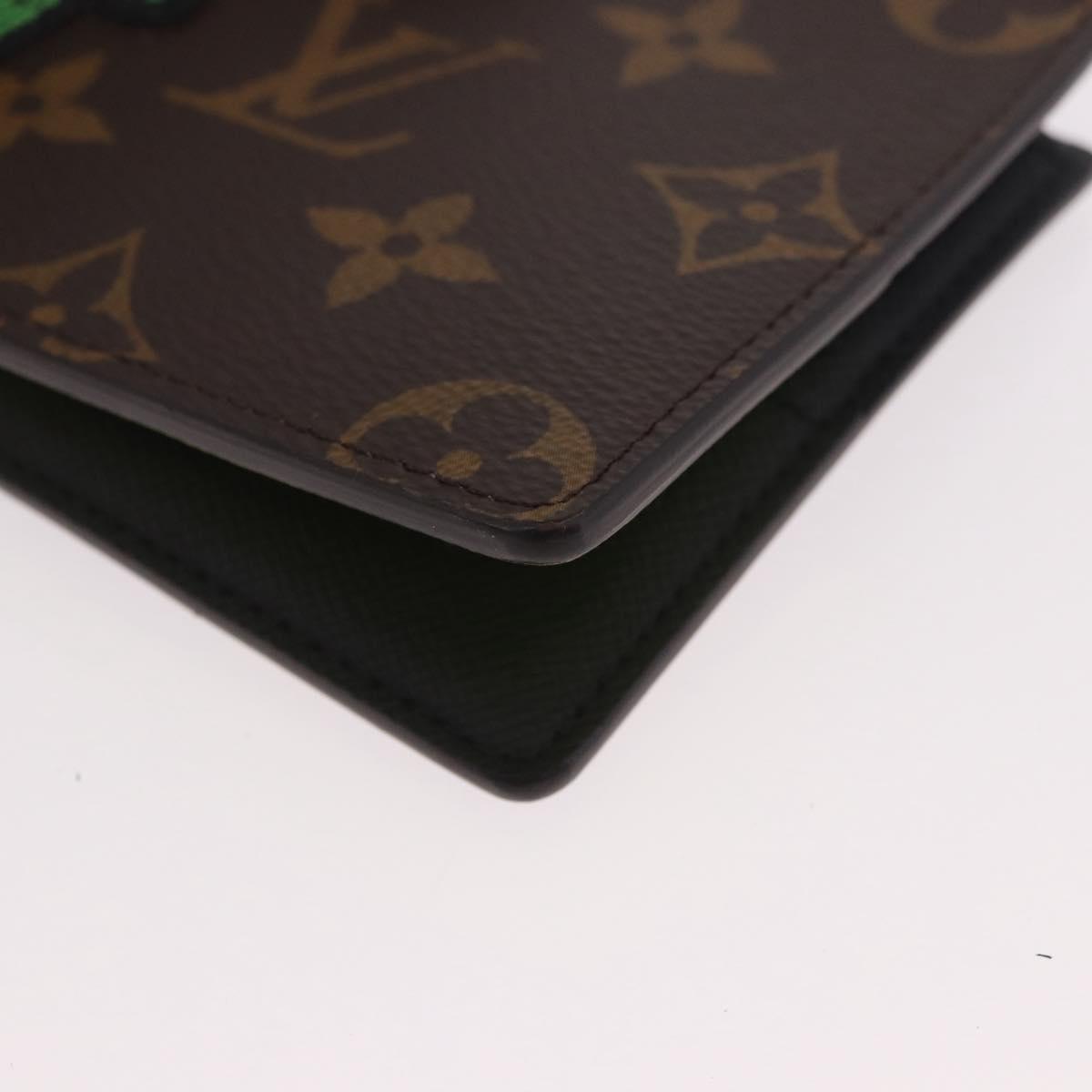 LOUIS VUITTON Animal Monogram Portefeuille Slender NM M80156 Auth 184392SM