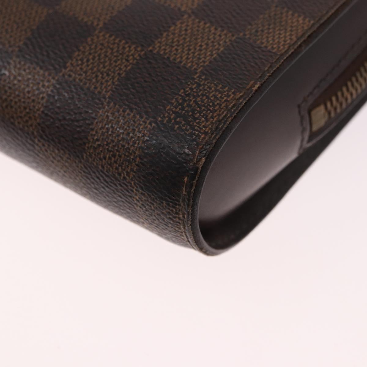LOUIS VUITTON Damier Ebene Saint Louis Clutch Bag N51993 LV Auth 184411