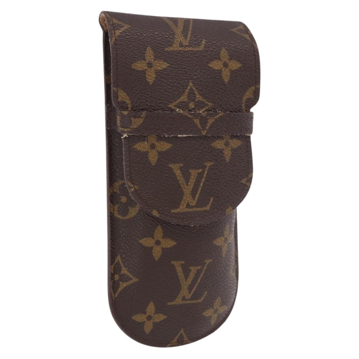 LOUIS VUITTON Monogram Etui Lunette Rabat Glasses Case M62970 LV Auth 184420