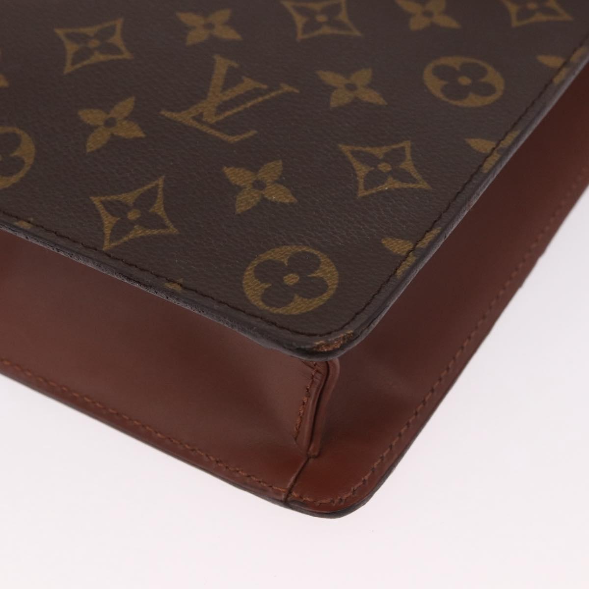 LOUIS VUITTON Monogram Porte Documents Bandouliere Bag M53338 LV Auth 184557