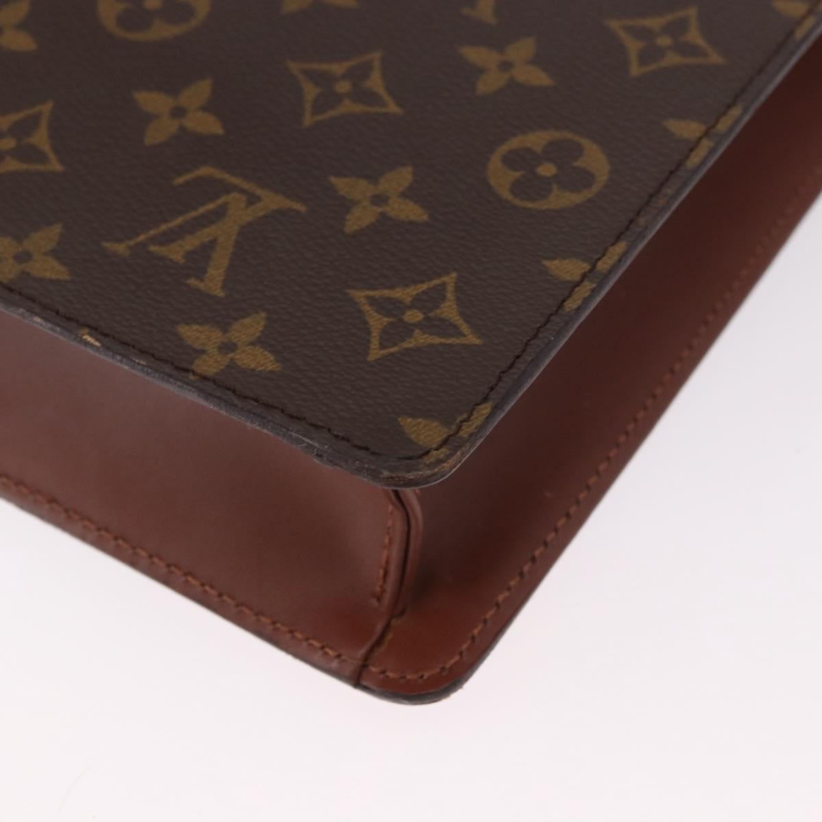 LOUIS VUITTON Monogram Porte Documents Bandouliere Bag M53338 LV Auth 184557