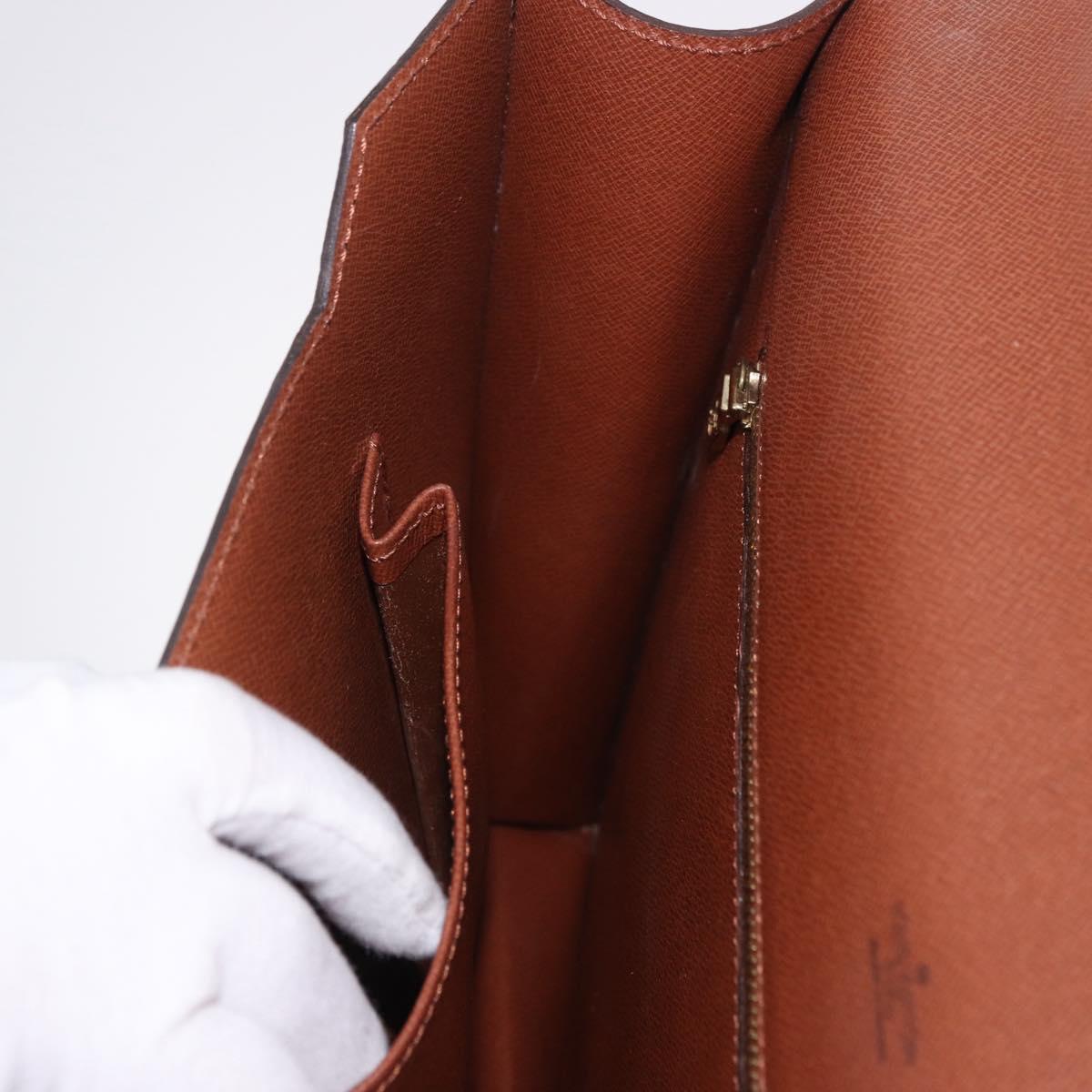 LOUIS VUITTON Monogram Porte Documents Bandouliere Bag M53338 LV Auth 184557