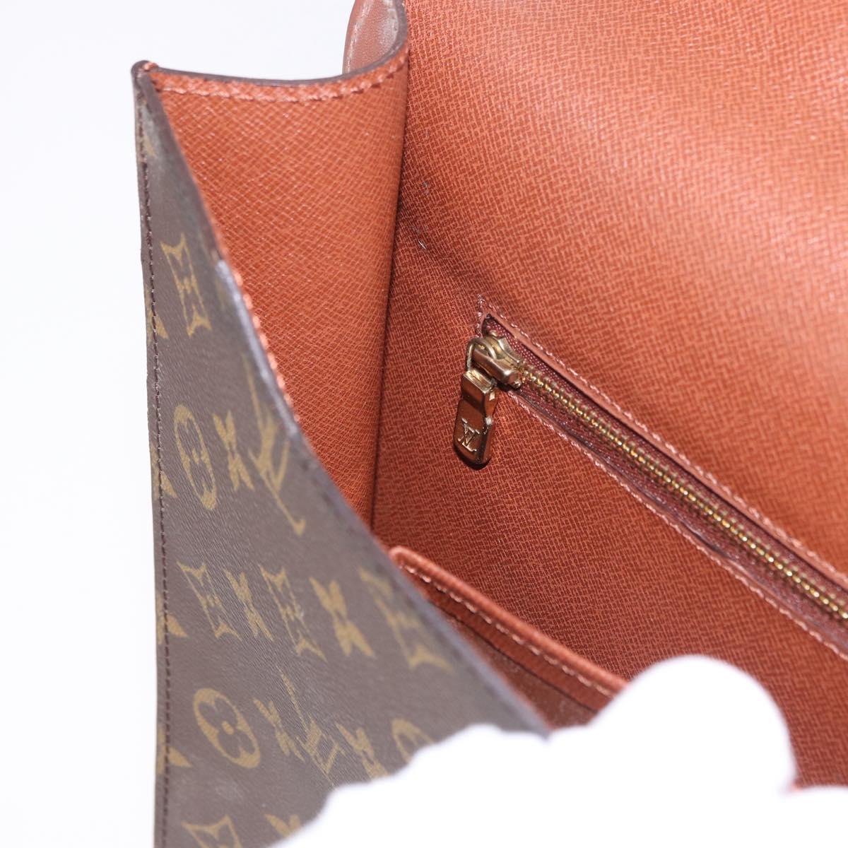 LOUIS VUITTON Monogram Porte Documents Bandouliere Bag M53338 LV Auth 184557