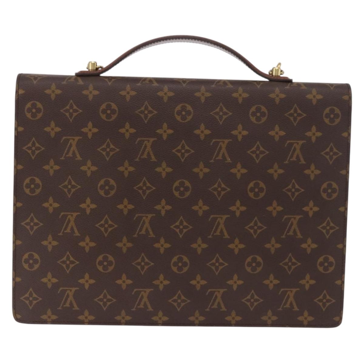 LOUIS VUITTON Monogram Porte Documents Bandouliere Bag M53338 LV Auth 184557
