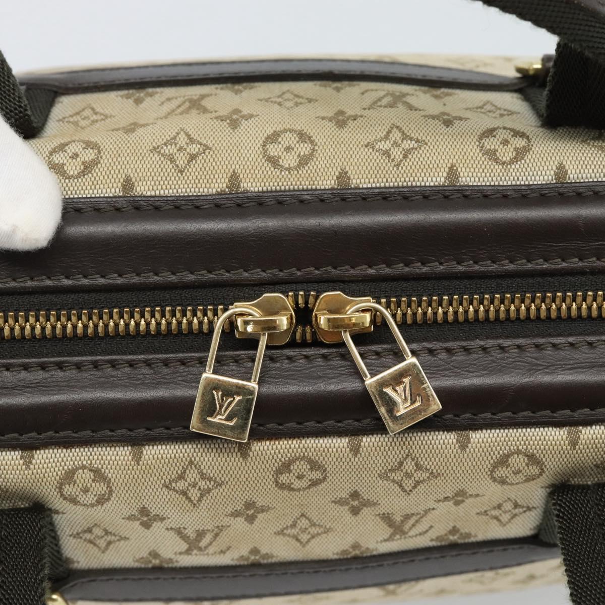 LOUIS VUITTON Monogram Mini Josephine PM Hand Bag Khaki M92215 LV Auth 184565