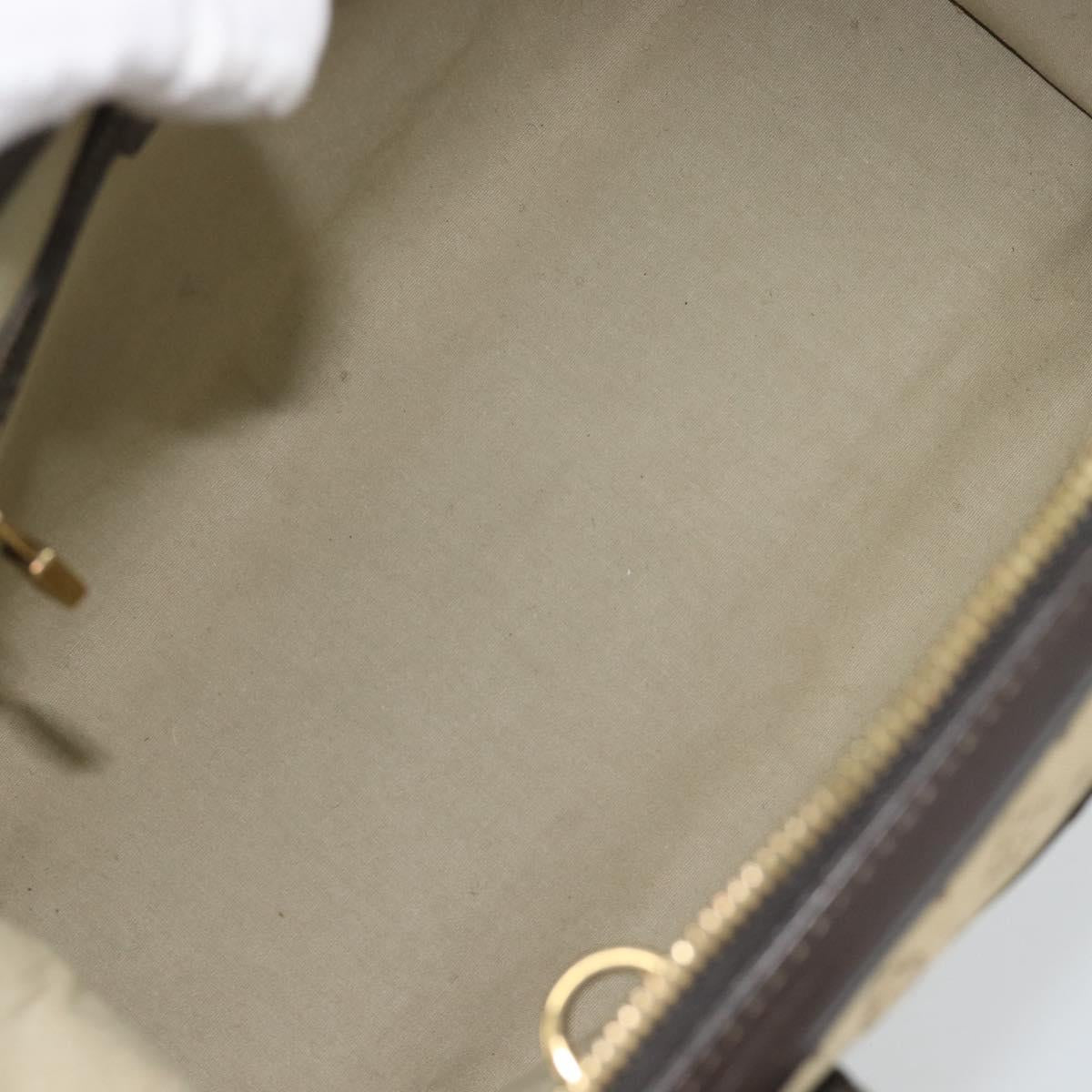 LOUIS VUITTON Monogram Mini Josephine PM Hand Bag Khaki M92215 LV Auth 184565