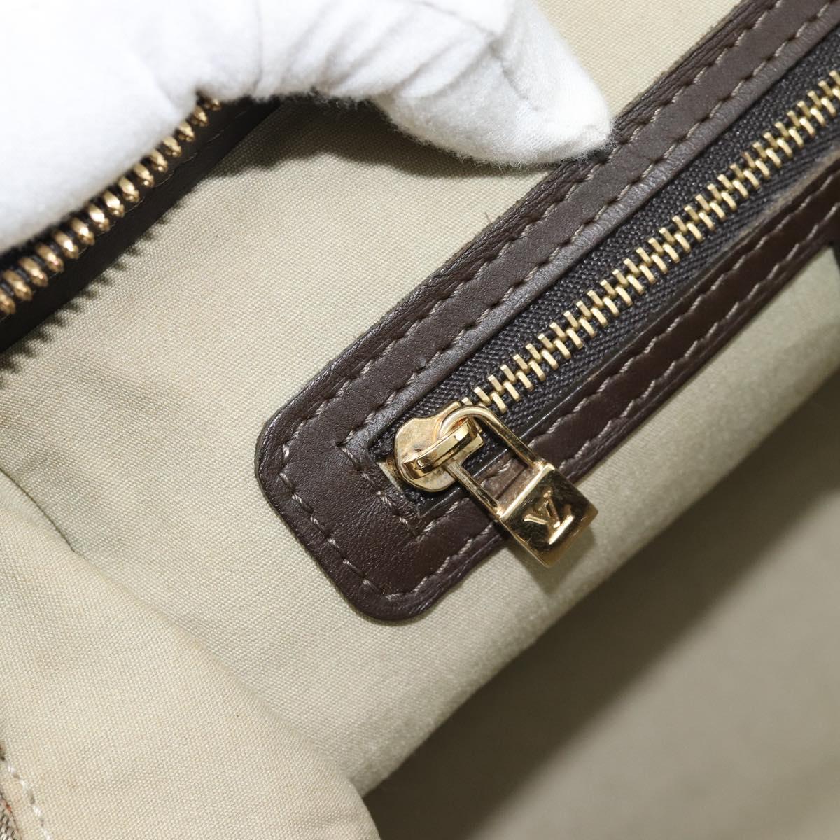 LOUIS VUITTON Monogram Mini Josephine PM Hand Bag Khaki M92215 LV Auth 184565