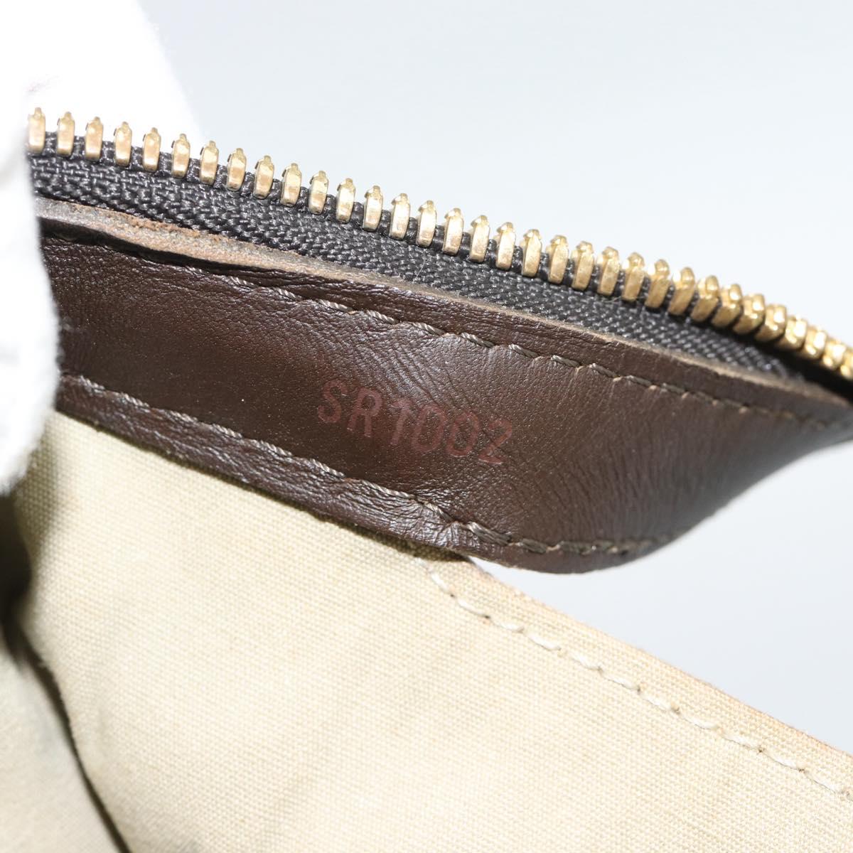 LOUIS VUITTON Monogram Mini Josephine PM Hand Bag Khaki M92215 LV Auth 184565