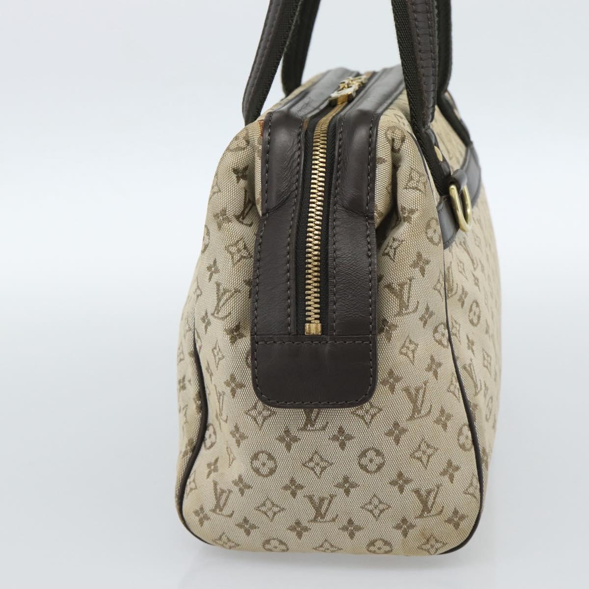 LOUIS VUITTON Monogram Mini Josephine PM Hand Bag Khaki M92215 LV Auth 184565