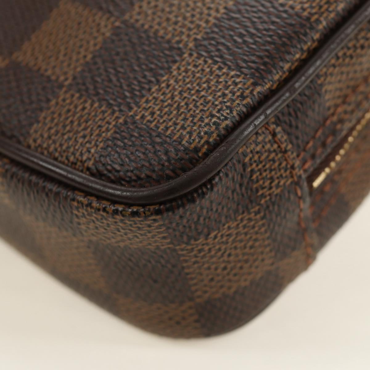 LOUIS VUITTON Damier Ebene Etui Okapi GM Pouch N61737 LV Auth 184569V