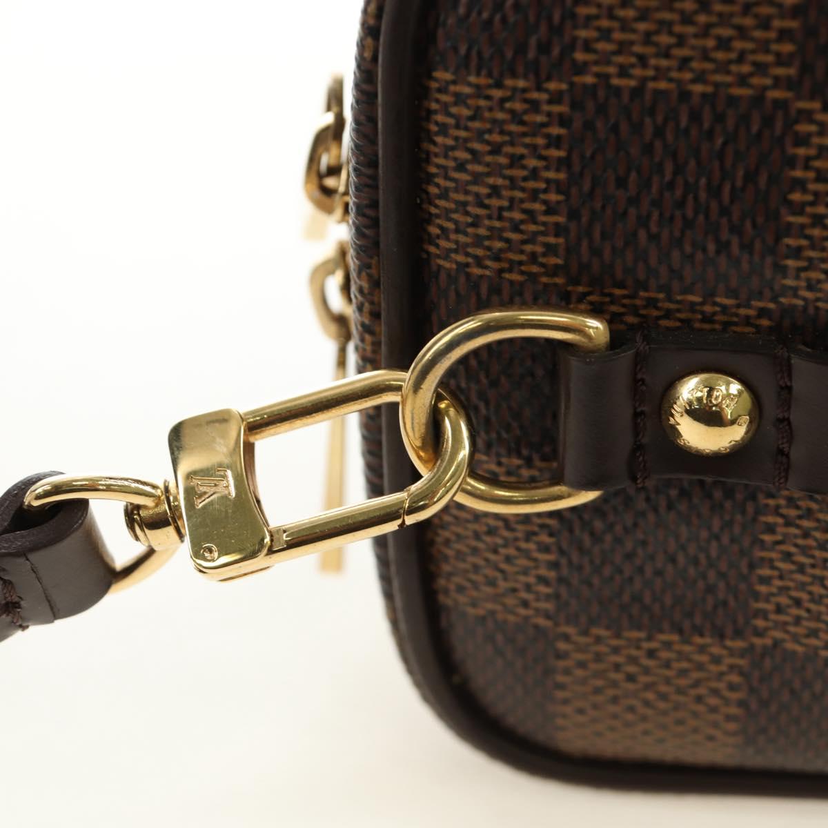 LOUIS VUITTON Damier Ebene Etui Okapi GM Pouch N61737 LV Auth 184569V