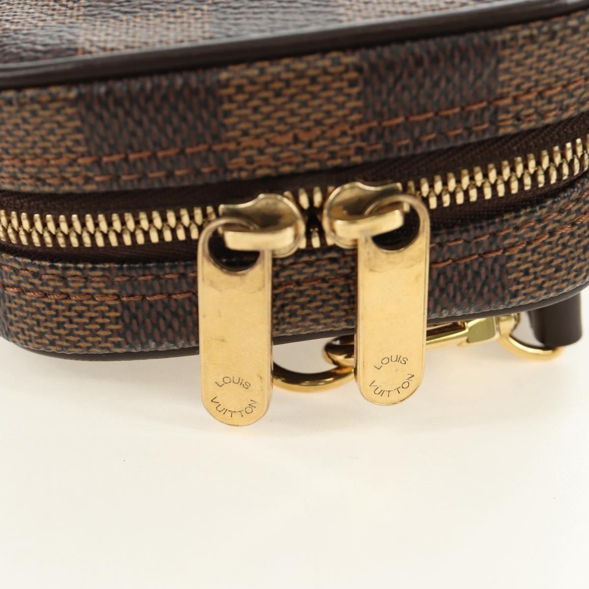 LOUIS VUITTON Damier Ebene Etui Okapi GM Pouch N61737 LV Auth 184569V