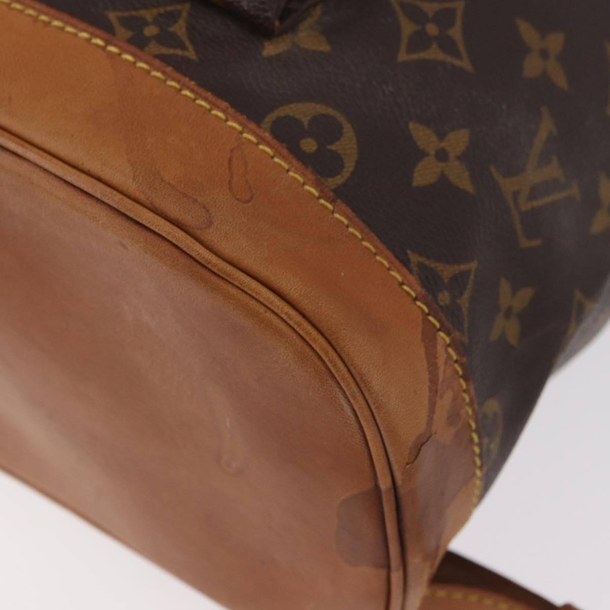 LOUIS VUITTON Monogram Montsouris GM Backpack M51135 LV Auth 184571
