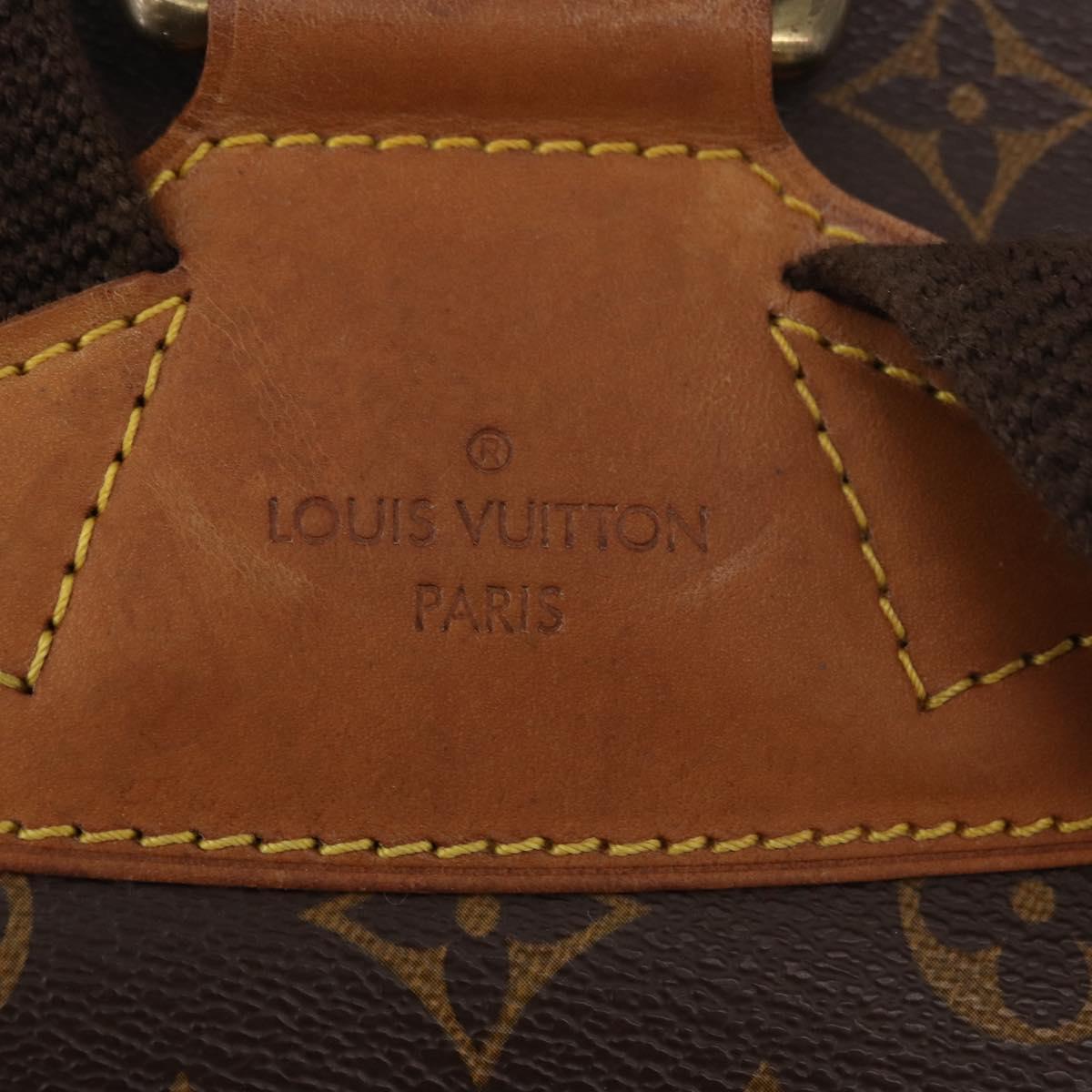 LOUIS VUITTON Monogram Montsouris GM Backpack M51135 LV Auth 184571