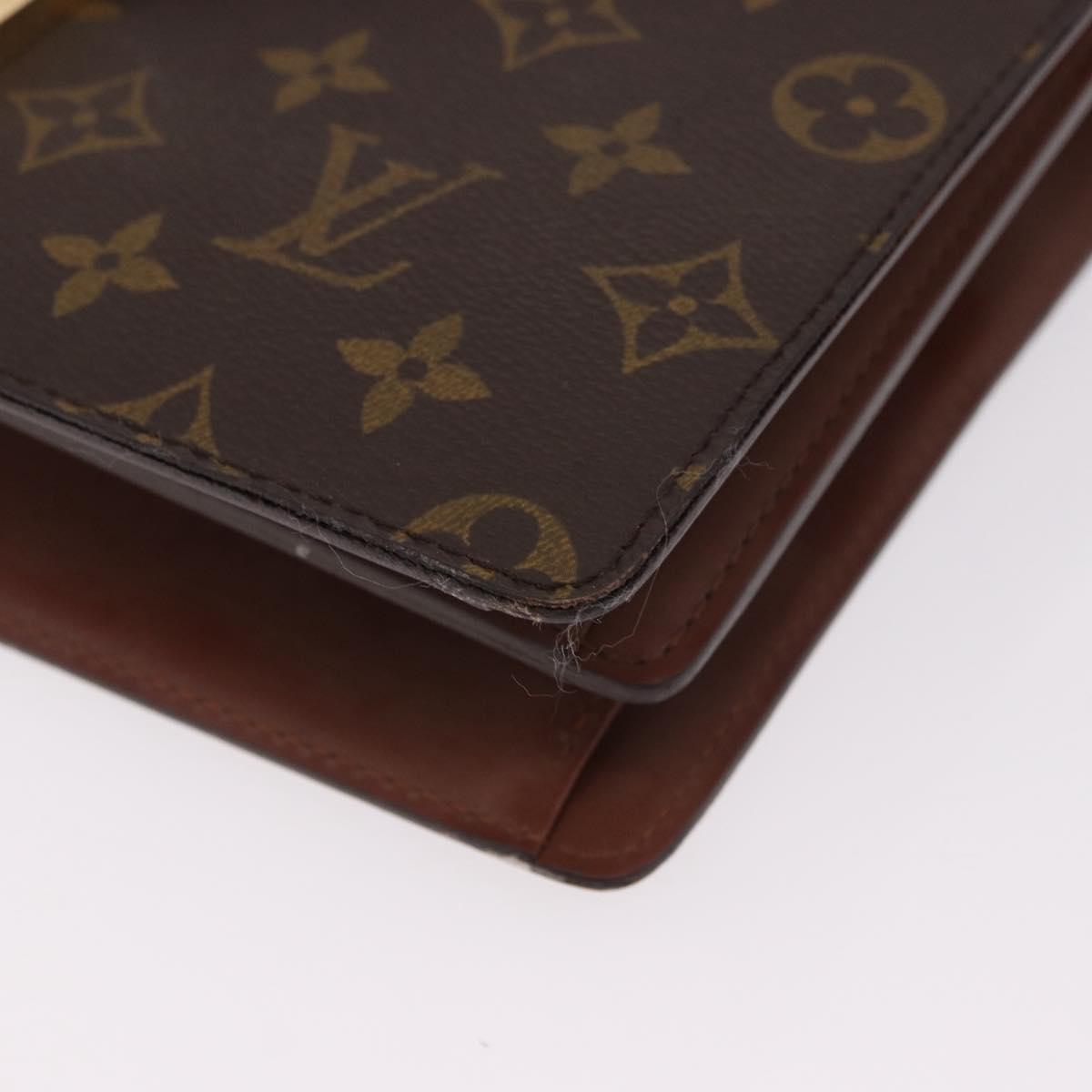 LOUIS VUITTON Monogram Concorde Hand Bag M51190 LV Auth 184575