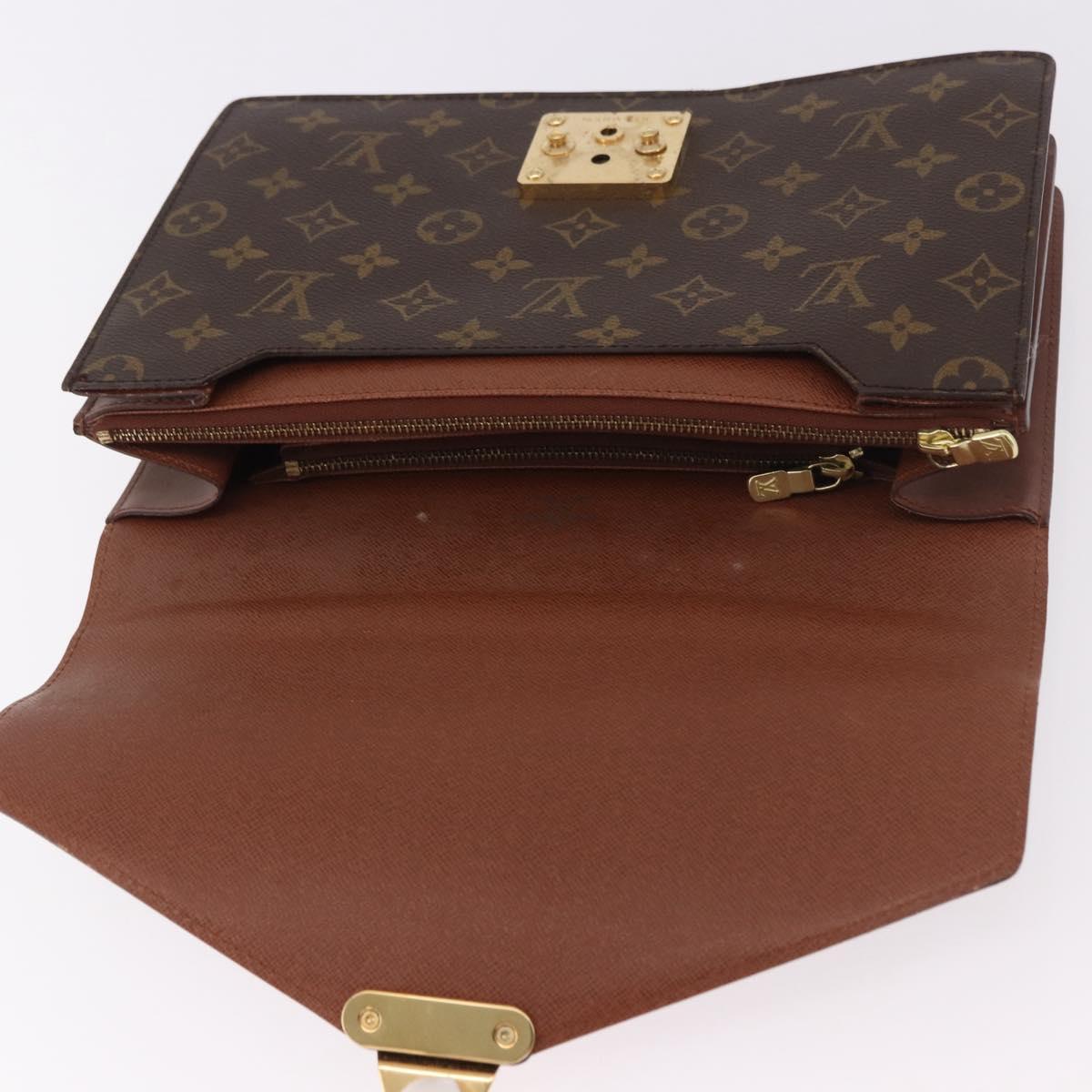 LOUIS VUITTON Monogram Concorde Hand Bag M51190 LV Auth 184575