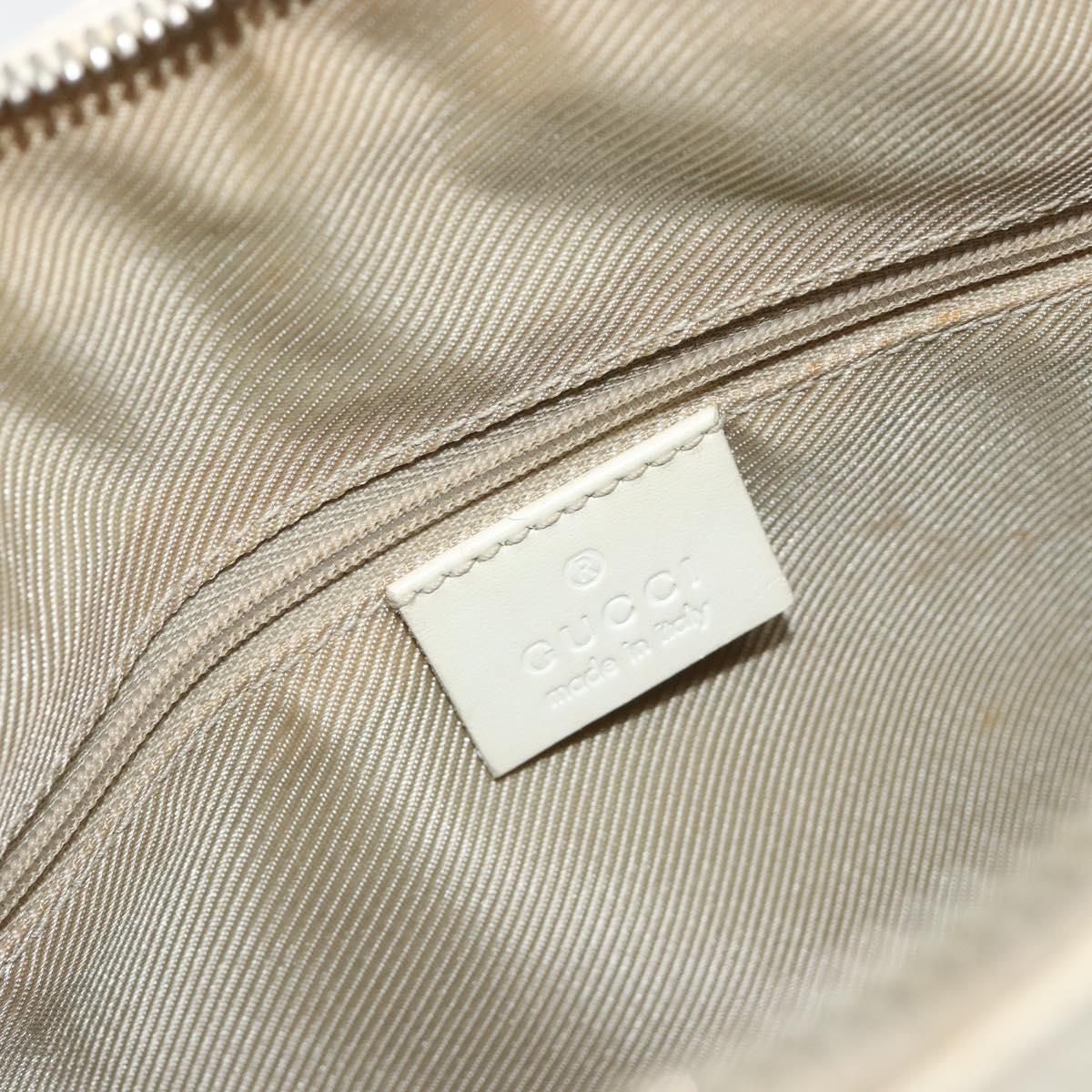 GUCCI GG Canvas Hand Bag Light Blue Gold 000 0851 Auth 184576