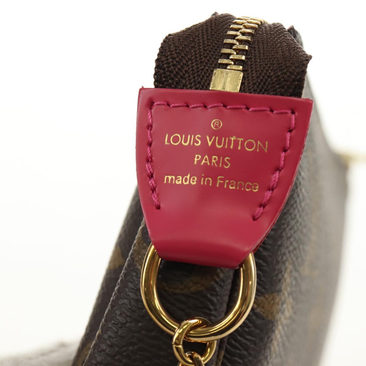 LOUIS VUITTON Monogram Vivienne Mini Pochette Accessoires M69752 Auth 184588SAM