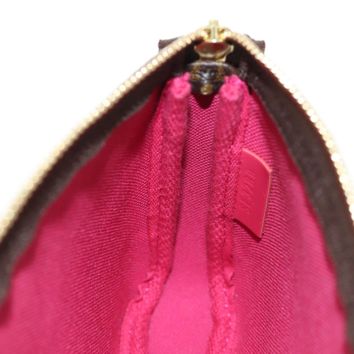 LOUIS VUITTON Monogram Vivienne Mini Pochette Accessoires M69752 Auth 184588SAM