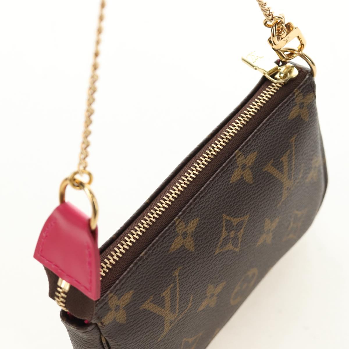 LOUIS VUITTON Monogram Vivienne Mini Pochette Accessoires M69752 Auth 184588SAM