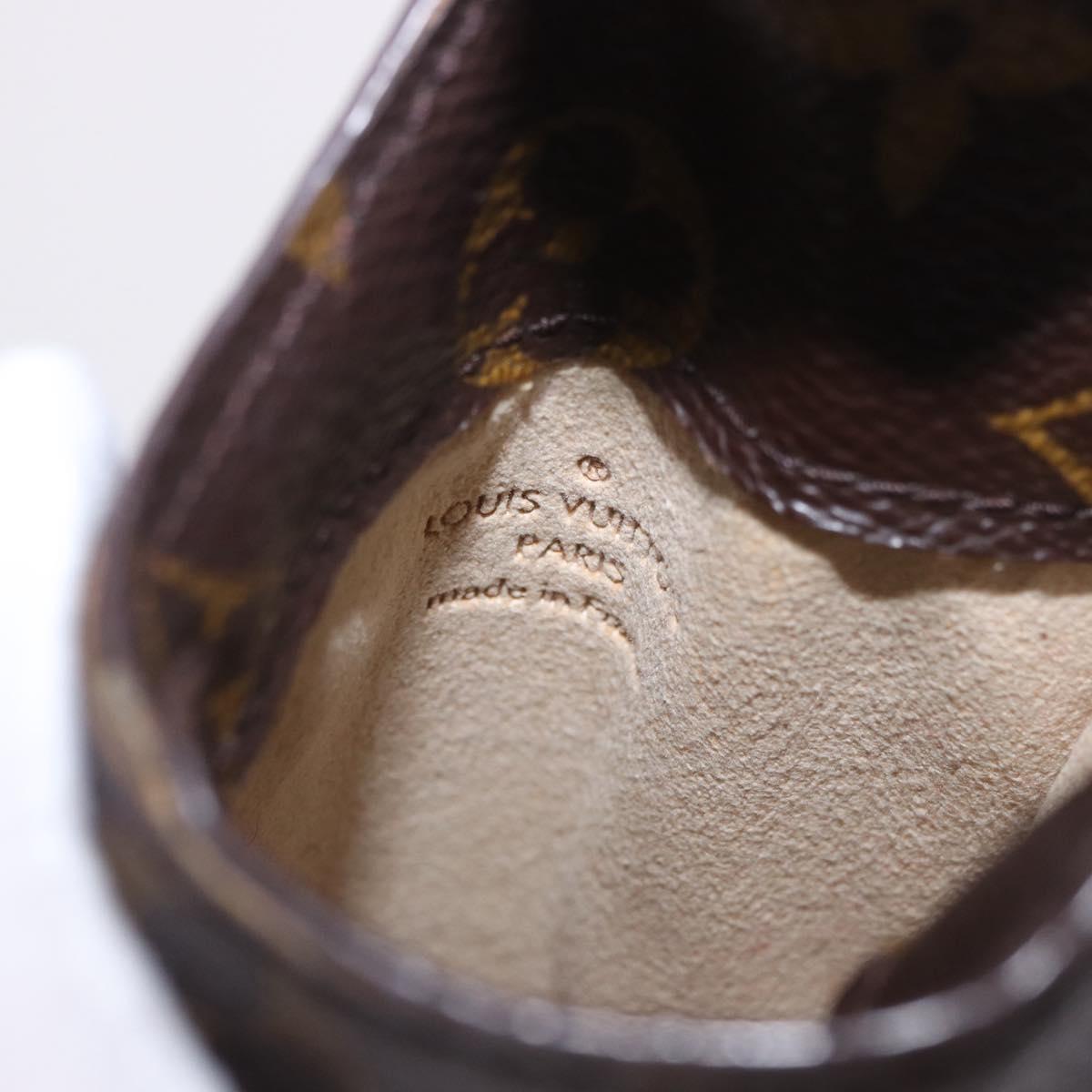 LOUIS VUITTON Monogram Etui Lunette MM Glasses Case M66544 LV Auth 184589A