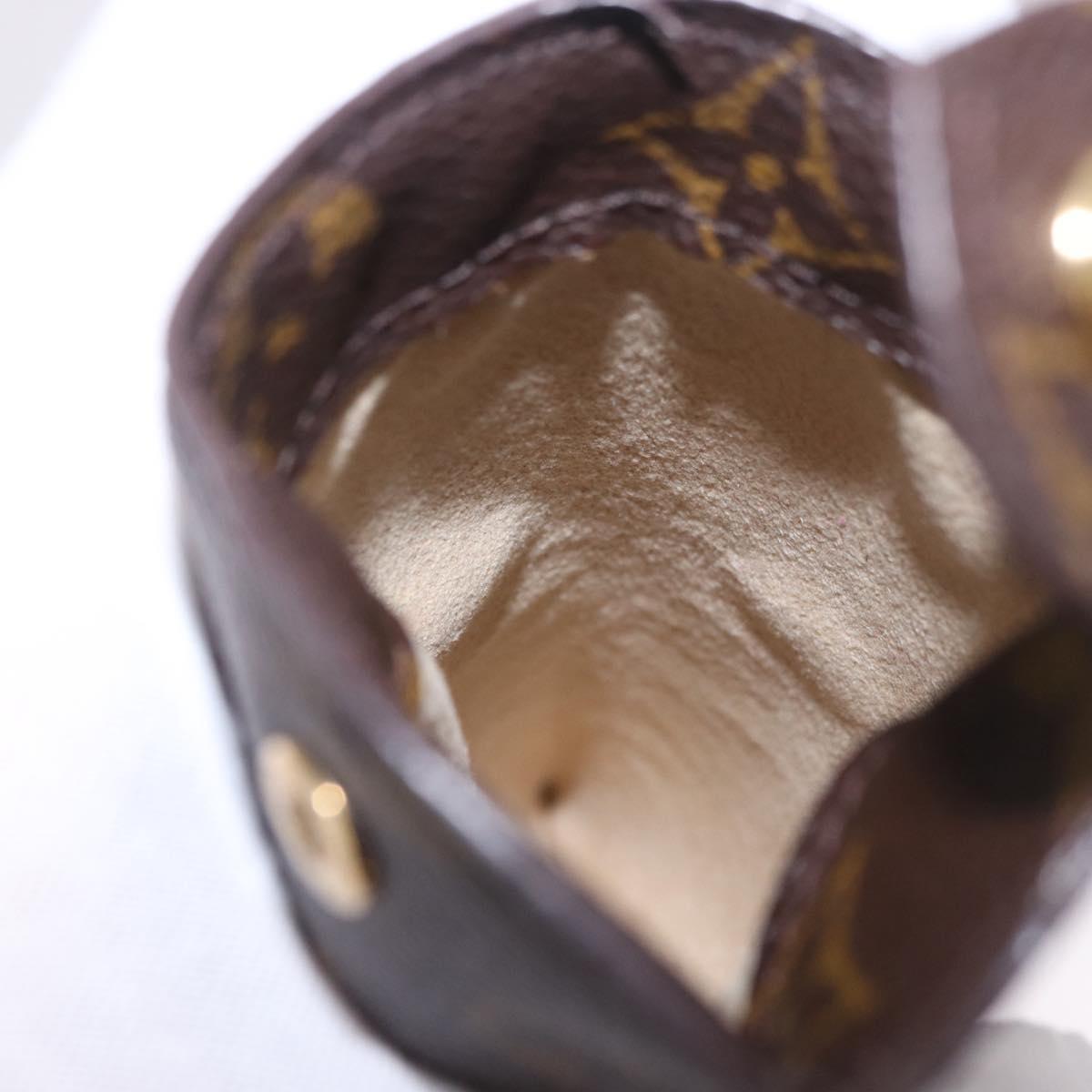 LOUIS VUITTON Monogram Etui Lunette MM Glasses Case M66544 LV Auth 184589A