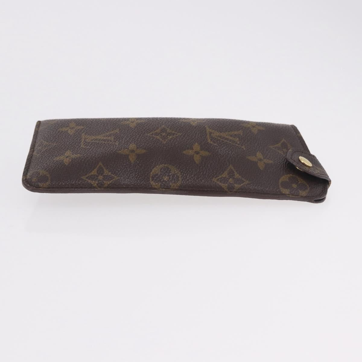 LOUIS VUITTON Monogram Etui Lunette MM Glasses Case M66544 LV Auth 184589A