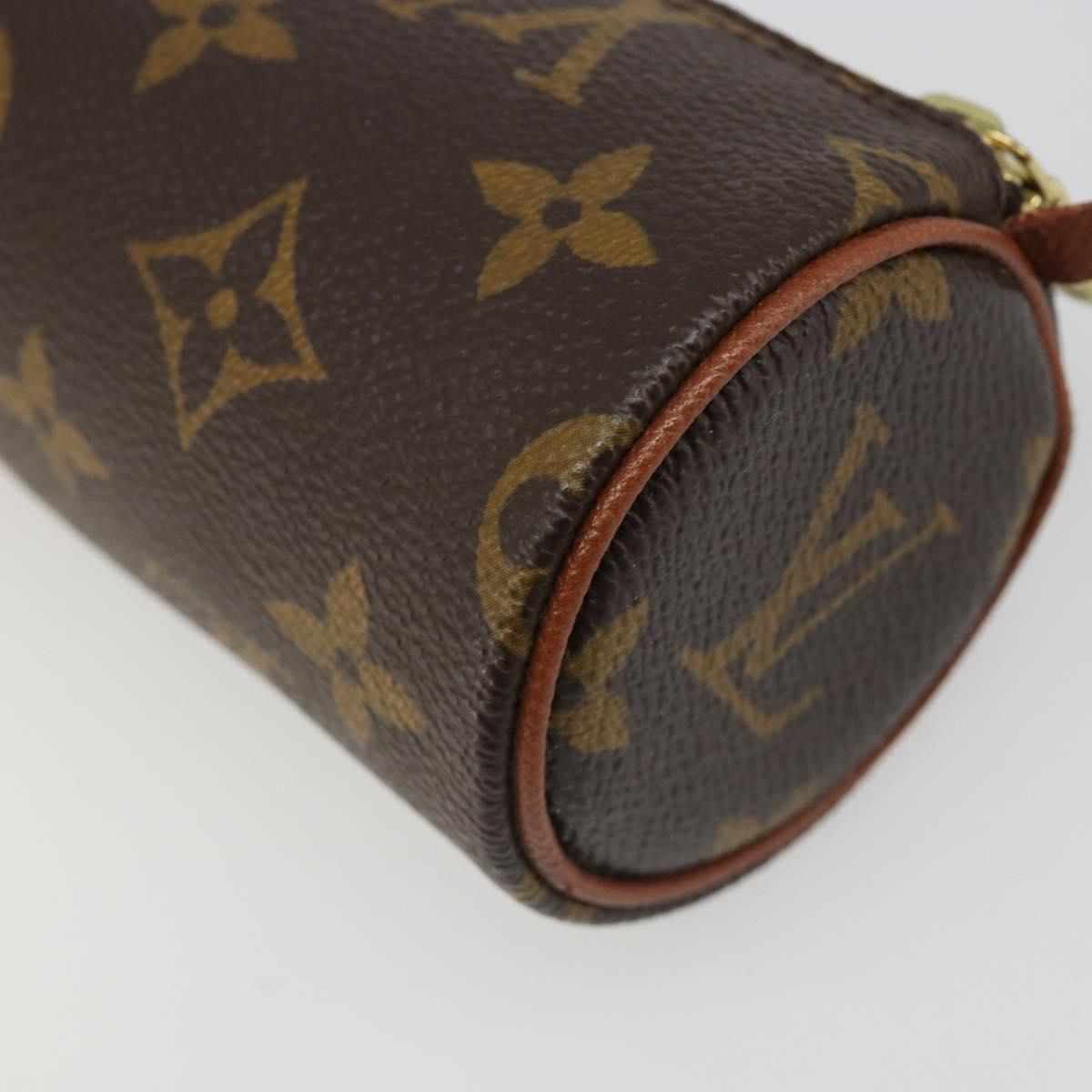 LOUIS VUITTON Monogram Papillon Pouch LV Auth 184595