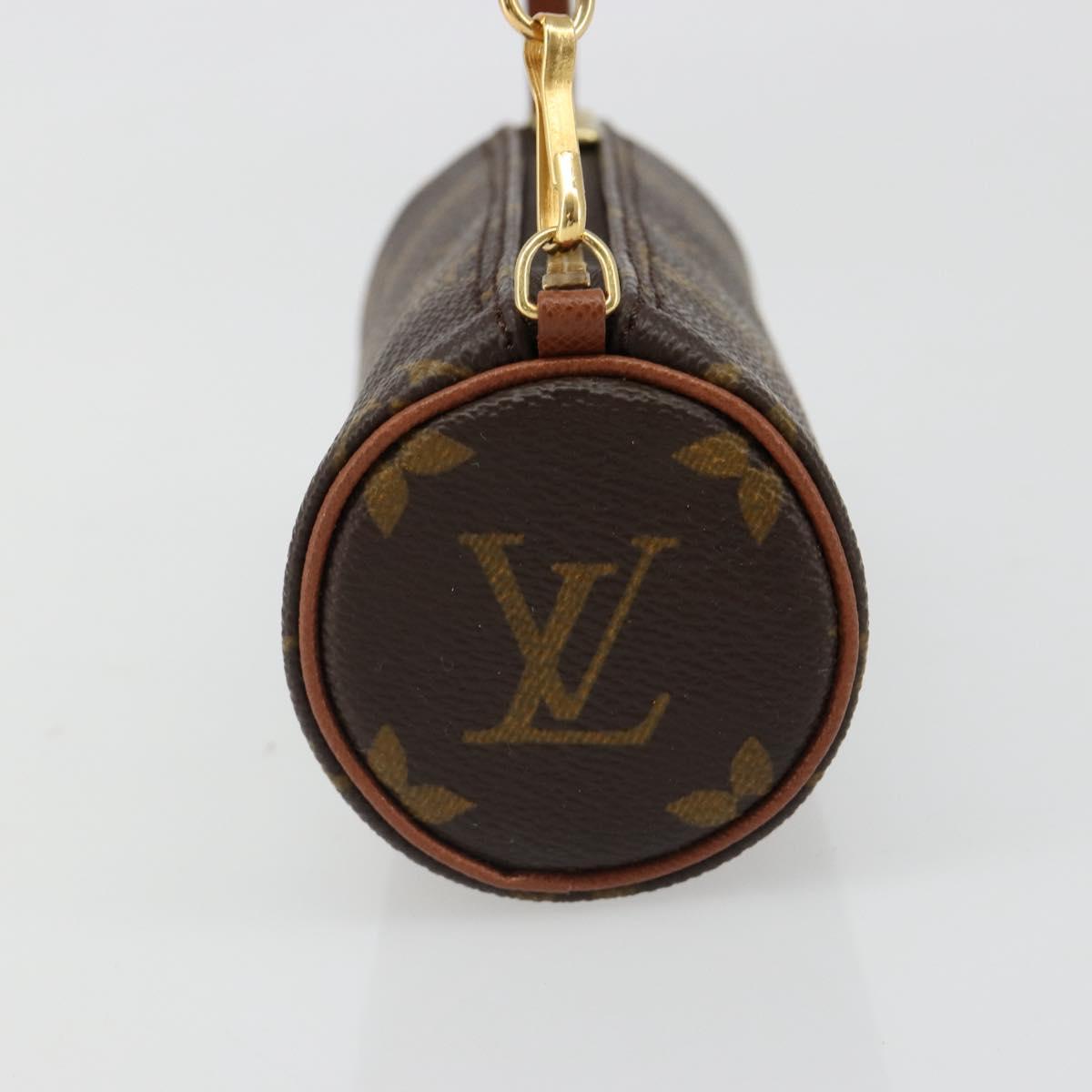 LOUIS VUITTON Monogram Papillon Pouch LV Auth 184595