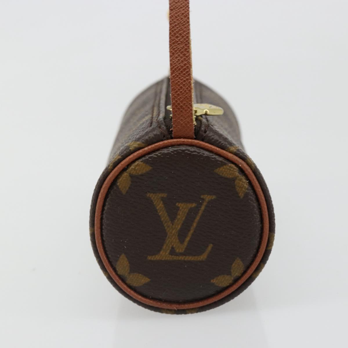 LOUIS VUITTON Monogram Papillon Pouch LV Auth 184595